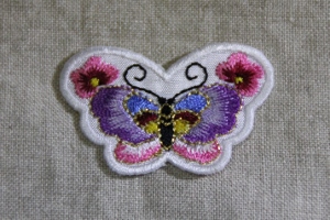 韓国刺繍パーツ蝶